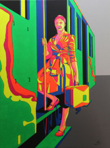 Baudouin Dal / Voyage - acrylique sur toile - 80x60 cm