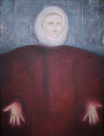 Perrine Moreau / Ange - technique mixte - 100x78 cm