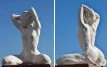 Pierre Hallet / Généreuse - sculpture plâtre